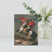 Napoleon met paard, Slag bij St. Bernard Pass Briefkaart (Staand voorkant)
