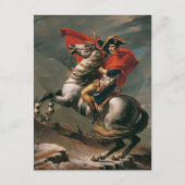 Napoleon met paard, Slag bij St. Bernard Pass Briefkaart (Voorkant)