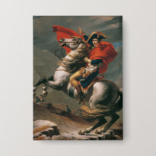 Napoleon met paard, Slag bij St. Bernard Pass Button