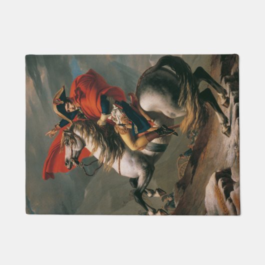 Napoleon met paard, Slag bij St. Bernard Pass Deurmat (Voorkant)