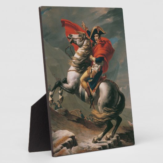 Napoleon met paard, Slag bij St. Bernard Pass Fotoplaat (Zijkant)