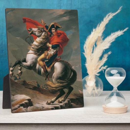 Napoleon met paard, Slag bij St. Bernard Pass Fotoplaat (Zijkant)