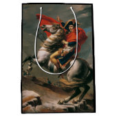 Napoleon met paard, Slag bij St. Bernard Pass Medium Cadeauzakje (Voorkant)