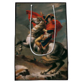 Napoleon met paard, Slag bij St. Bernard Pass Medium Cadeauzakje (Achterkant)