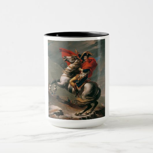 Napoleon met paard, Slag bij St. Bernard Pass Mok (Midden)