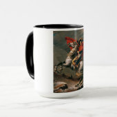 Napoleon met paard, Slag bij St. Bernard Pass Mok (Voorkant links)