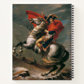 Napoleon met paard, Slag bij St. Bernard Pass Notitieboek (Achterkant)