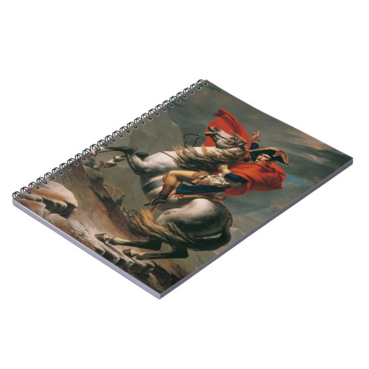 Napoleon met paard, Slag bij St. Bernard Pass Notitieboek (Linkerzijde)