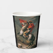 Napoleon met paard, Slag bij St. Bernard Pass Papieren Bekers (Achterkant)