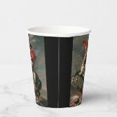 Napoleon met paard, Slag bij St. Bernard Pass Papieren Bekers (Rechts)