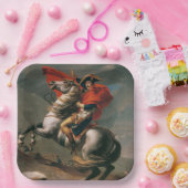 Napoleon met paard, Slag bij St. Bernard Pass Papieren Bordje (Feest)
