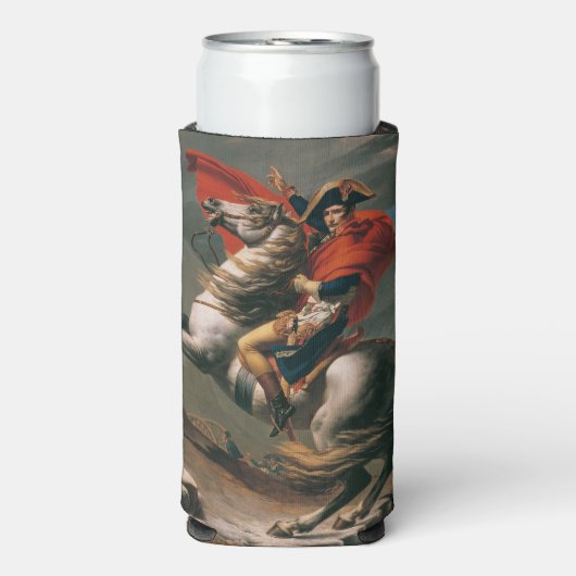 Napoleon met paard, Slag bij St. Bernard Pass Seltzer Blikjeskoeler (Seltzer Voorkant)