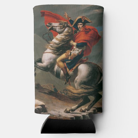 Napoleon met paard, Slag bij St. Bernard Pass Seltzer Blikjeskoeler (Achterkant)