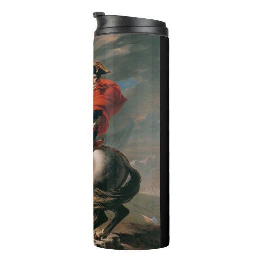 Napoleon met paard, Slag bij St. Bernard Pass Thermosbeker (Geroteerd rechts)
