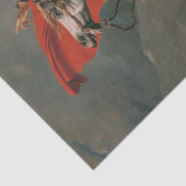 Napoleon met paard, Slag bij St. Bernard Pass Tissuepapier (Detail)