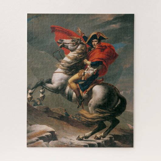Napoleon met paard, Slag om de St. Bernardpas Legpuzzel (Verticaal)