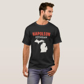 Napoleon Michigan Verenigde Staten Reizen Michigan T-shirt (Voorkant volledig)