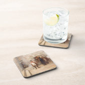 Napoleon na Waterloo (olie op doek) Bier Onderzetter (Rechterzijde)