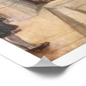 Napoleon na Waterloo (olie op doek) Poster (Hoek)