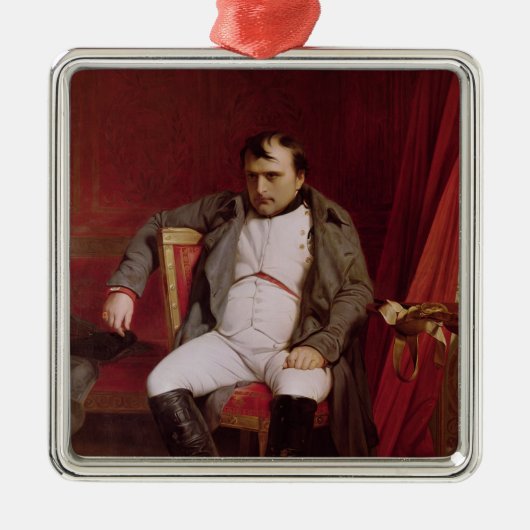 Napoleon na zijn ontslag metalen ornament (Voorkant)