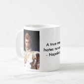 Napoleon, Napoleon, een echte manhates niemand. Koffiemok (Voorkant links)