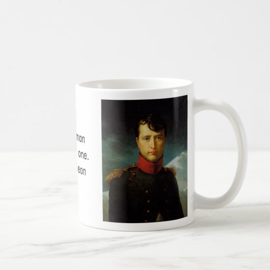 Napoleon, Napoleon, een echte manhates niemand. Koffiemok (Rechts)