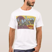 Napoleon, Ohio - Grote letterscènes T-shirt (Voorkant)