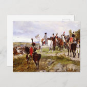 Napoleon op Borodino Briefkaart (Voorkant / Achterkant)