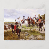 Napoleon op Borodino Briefkaart (Voorkant)