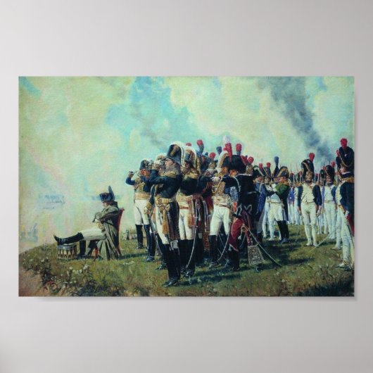 Napoleon op Borodino Poster (Voorkant)