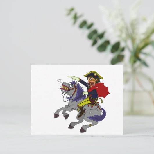 Napoleon op de welpen briefkaart (Staand voorkant)