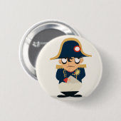Napoleon op een Button (Voorkant /achterkant)
