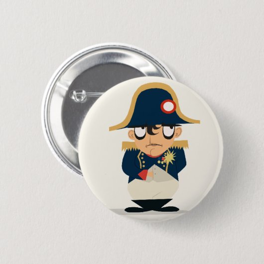 Napoleon op een Button (Voorkant /achterkant)