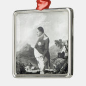 Napoleon op het eiland St. Helena, 1820 Metalen Ornament (Links)