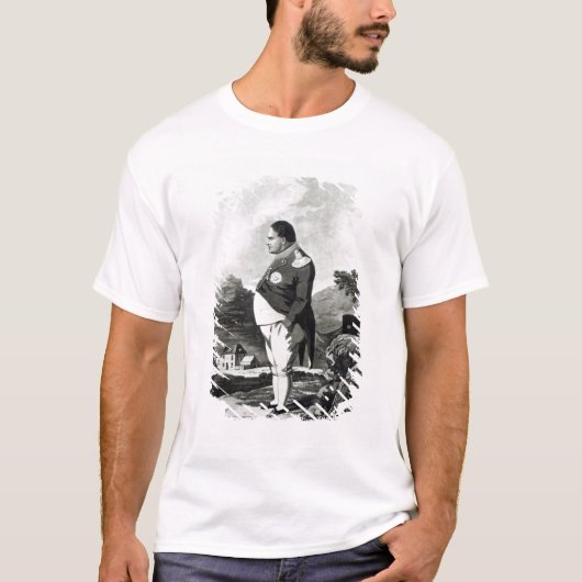Napoleon op het eiland St. Helena, 1820 T-shirt (Voorkant)