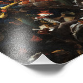 Napoleon op het slagveld van Eylau door Gros Foto Afdruk (Hoek)