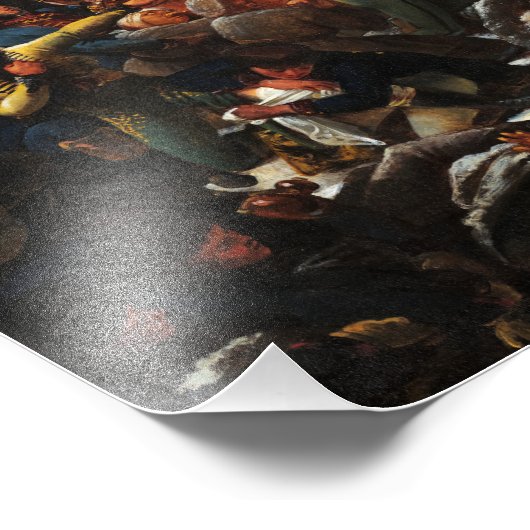 Napoleon op het slagveld van Eylau door Gros Foto Afdruk (Hoek)