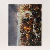 Napoleon op het slagveld van Eylau door Gros Legpuzzel (Verticaal)