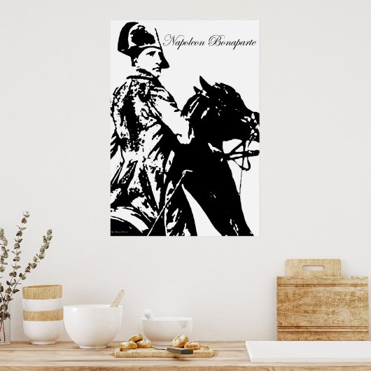 Napoleon op Horseback Poster (Keuken)