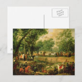 Napoleon op jacht in het Compiegne Forest, 1811 Briefkaart (Voorkant / Achterkant)