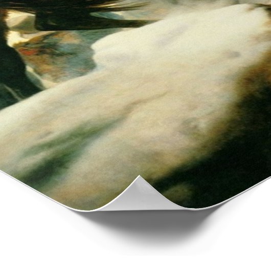 Napoleon over de Alpen Poster (Hoek)