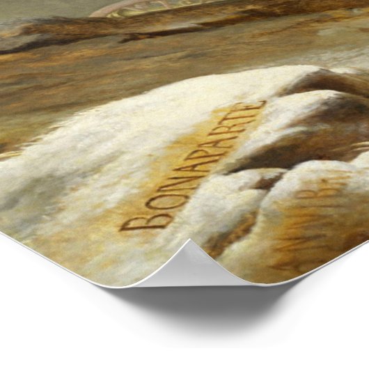 Napoleon over de Alpen Poster (Hoek)