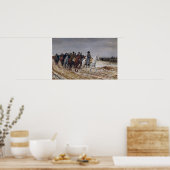 Napoleon over de campagne in 1814, 1864 poster (Keuken)