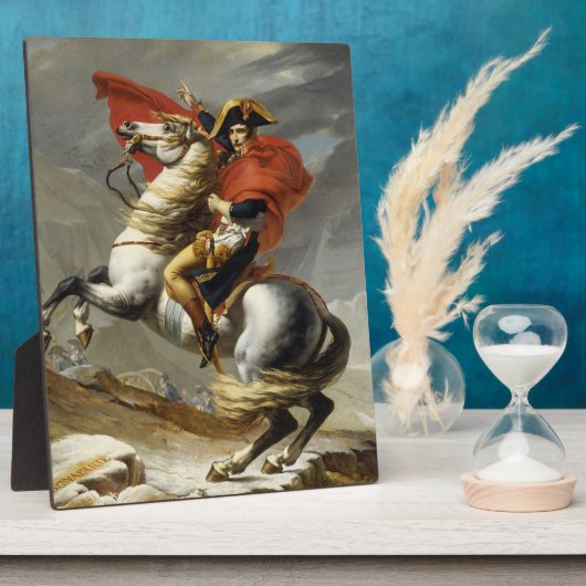 Napoleon over de Grote Sint-Bernardpas Fotoplaat (Zijkant)