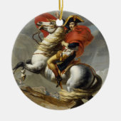 Napoleon over de Grote Sint-Bernardpas Keramisch Ornament (Voorkant)