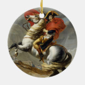 Napoleon over de Grote Sint-Bernardpas Keramisch Ornament (Achterkant)