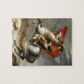 Napoleon over de Grote Sint-Bernardpas Legpuzzel (Horizontaal)