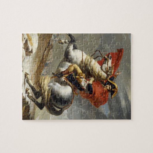 Napoleon over de Grote Sint-Bernardpas Legpuzzel (Horizontaal)