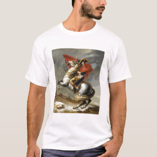 Napoleon over de Grote Sint-Bernardpas T-shirt