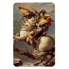Napoleon oversteekt de Alpen-Jacques-Louis David Magneet